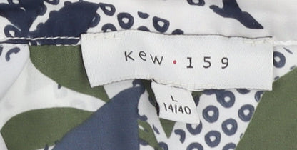 Womens UK Size L Kew 159 Multicoloured Basic Blouse