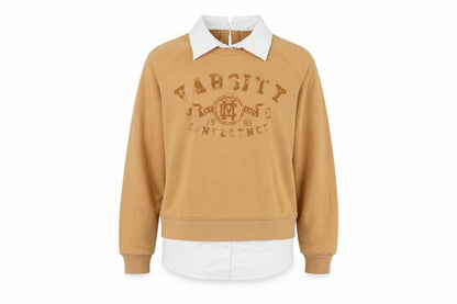 Next Women's Beige Sweatshirt L Cotton