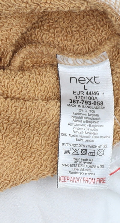Next Women's Beige Sweatshirt L Cotton