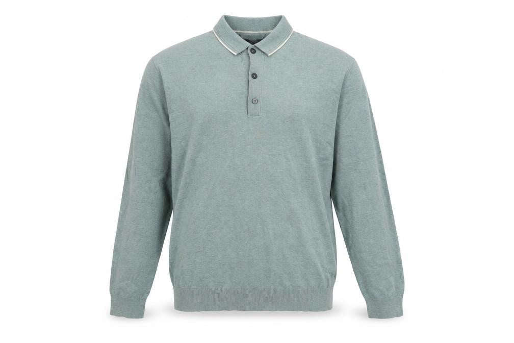 Mens UK Size M Marks and Spencer Green Henley Jumper