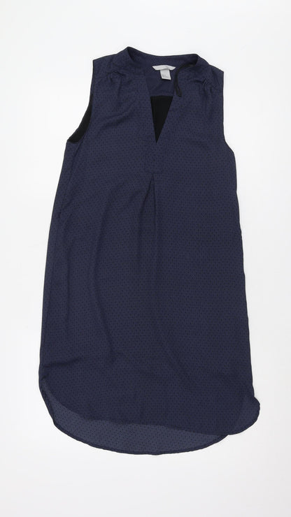 H&M Women's Blue Sleeveless Dress Size 4