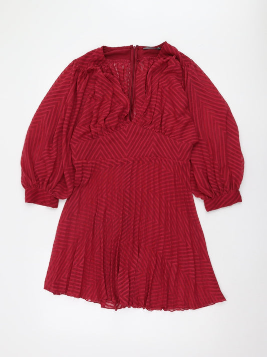 ASOS DESIGN Red Mini Women's Party Dress Size 12