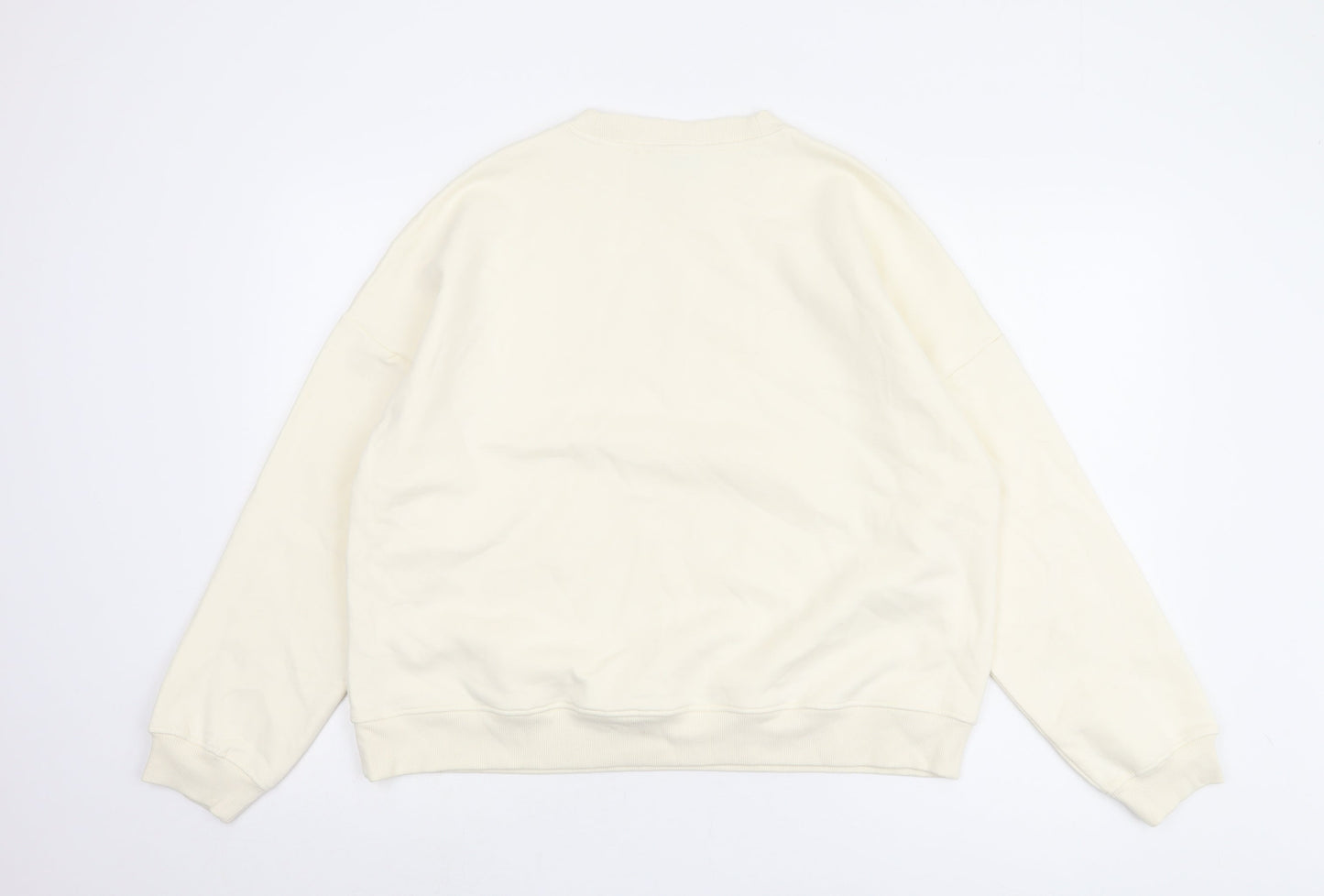 Womens UK Size L NEXT Ivory Pullover Sweatshirt