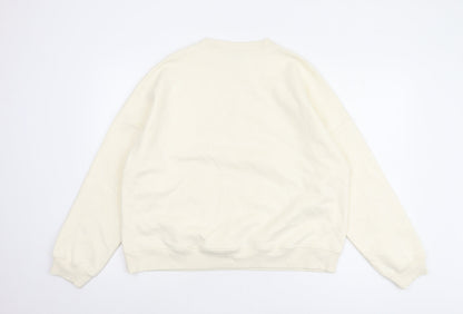 Womens UK Size L NEXT Ivory Pullover Sweatshirt