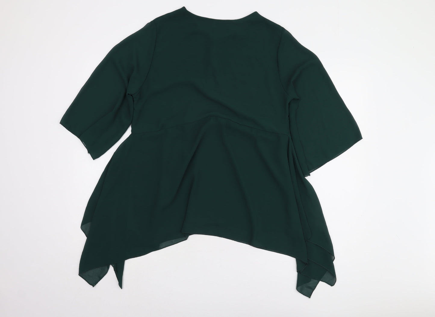 James Lakeland Women's Green Tunic Blouse Size 16