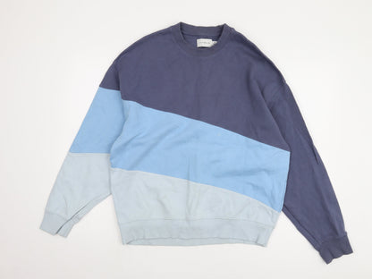 Topman Men's Blue Pullover Sweatshirt M