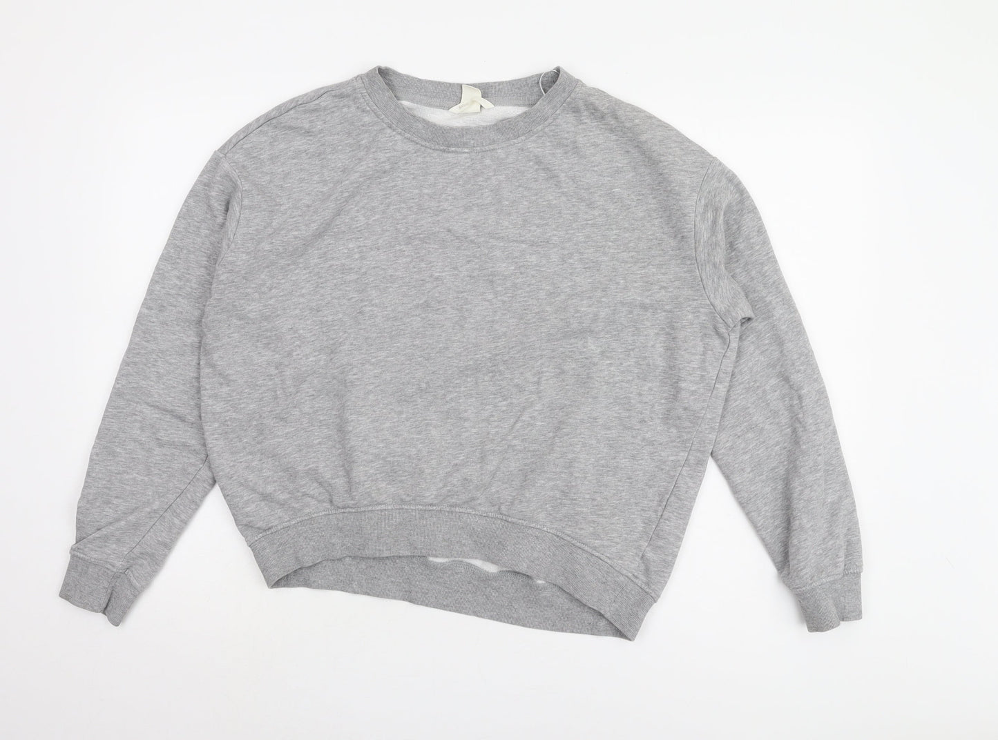 H&M Women’s Grey Pullover Sweatshirt Size 12 Regular