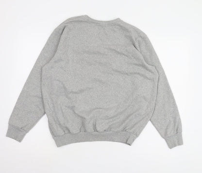 boohoo Women’s Grey Pullover Sweatshirt L