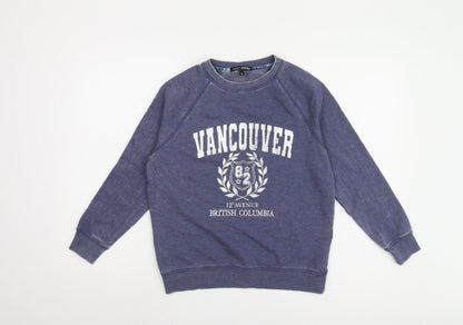 Womens UK Size XS NEXT Blue Pullover Sweatshirt