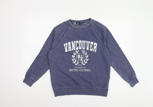 Womens UK Size XS NEXT Blue Pullover Sweatshirt