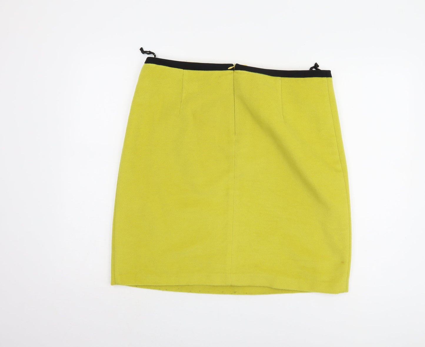 Marks and Spencer Women's Yellow Pencil Skirt Size 16
