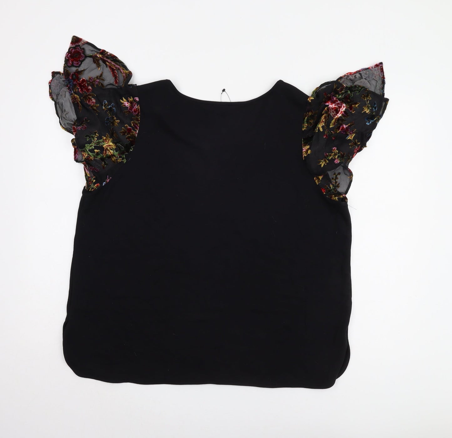 Womens UK Size 20 Marks and Spencer Black Basic Blouse