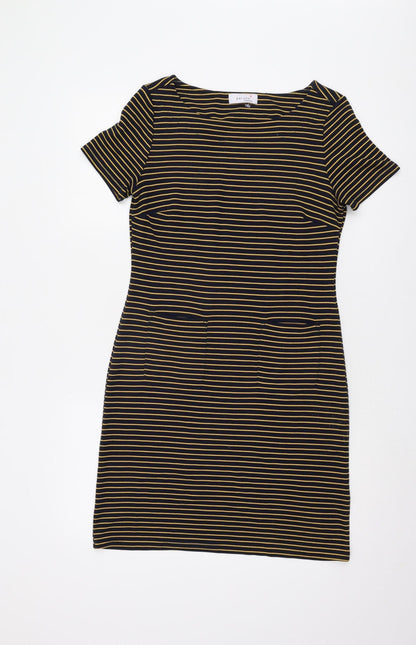Marks and Spencer Women's Striped Sheath Dress Size 8