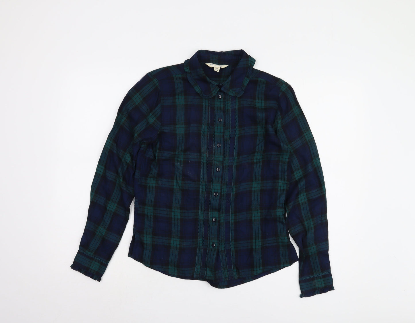 Womens UK Size 4 Miss Selfridge Multicoloured Basic Button-Up