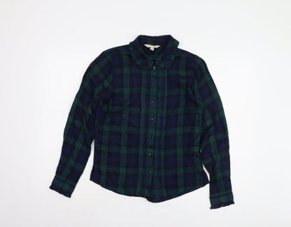 Womens UK Size 4 Miss Selfridge Multicoloured Basic Button-Up