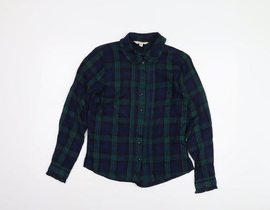 Womens UK Size 4 Miss Selfridge Multicoloured Basic Button-Up