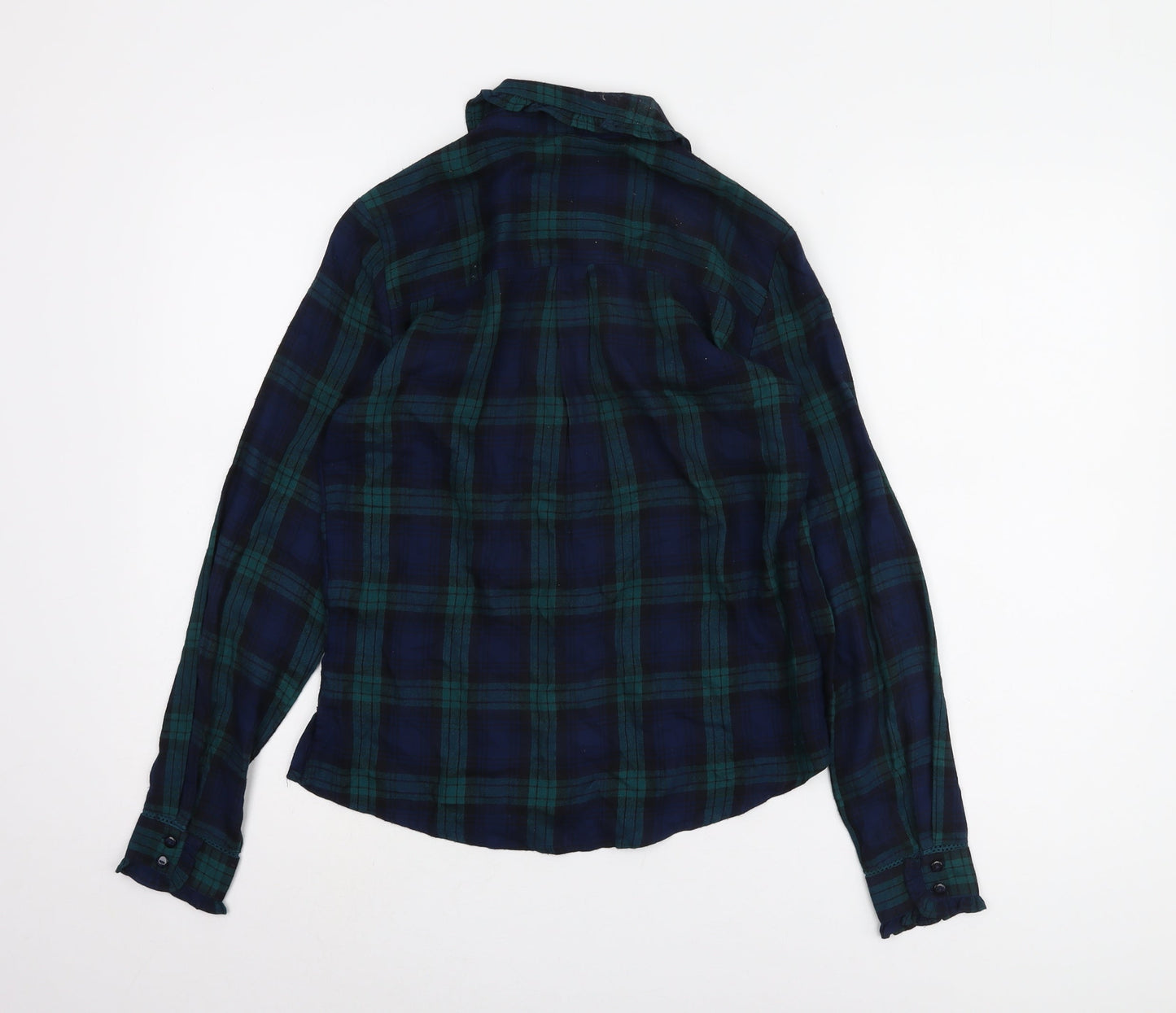 Womens UK Size 4 Miss Selfridge Multicoloured Basic Button-Up