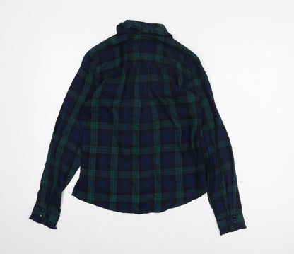 Womens UK Size 4 Miss Selfridge Multicoloured Basic Button-Up
