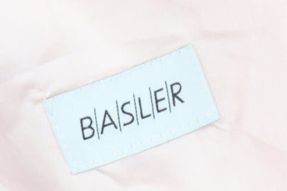 Basler Womens Pink Cotton Blazer Jacket Size 18