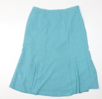 Eastex Women's Blue Polyester Skirt, Size 16, Good Condition