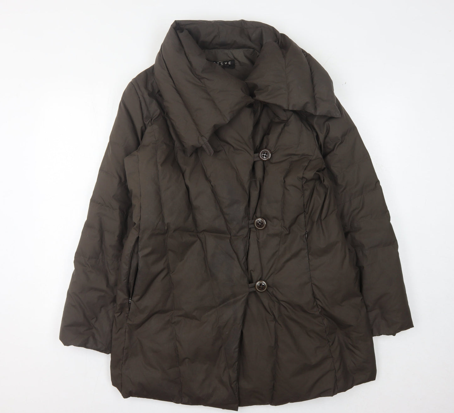 Steve by Searle Women's Brown Puffer Jacket M