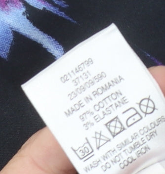 Jane Norman Women's Multicoloured Floral Skirt - Size 14