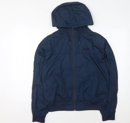 Lonsdale Women's Blue Windbreaker Jacket Size 16