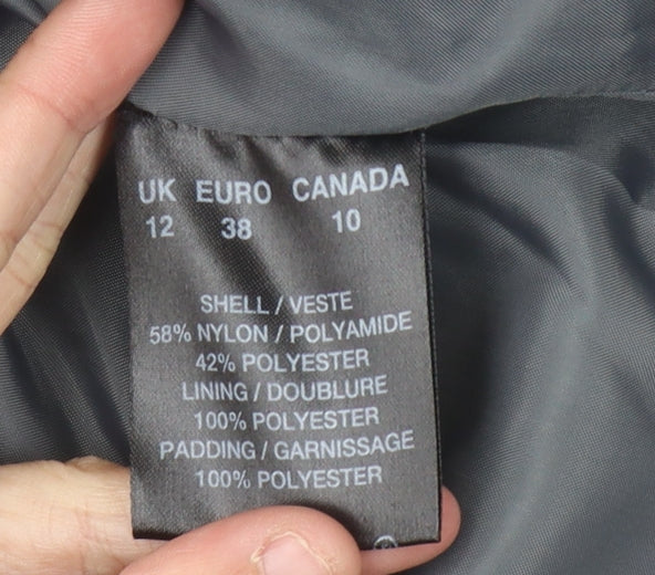 Precis Women's Grey Hooded Jacket Size 12