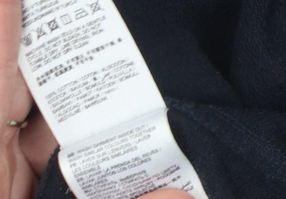 Superdry Women's Blue Pullover Hoodie Size 8