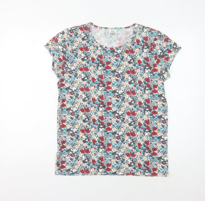 Womens UK Size 16 Disney Multicoloured Basic T-Shirt