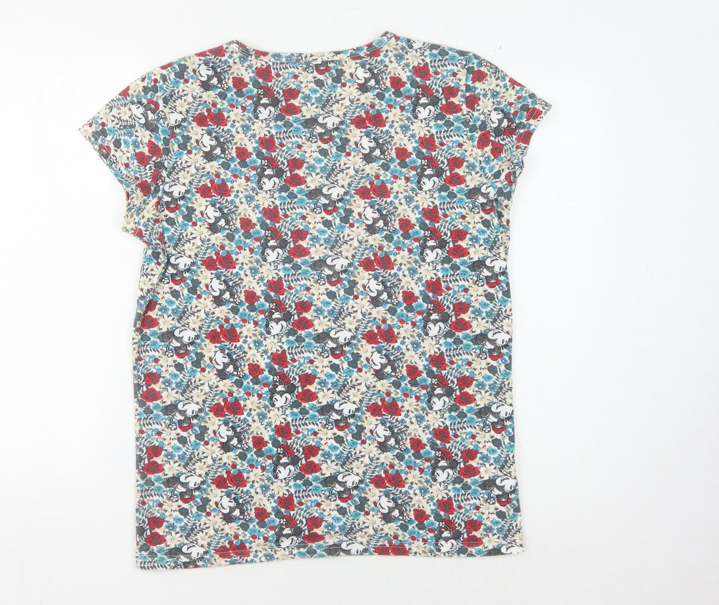 Womens UK Size 16 Disney Multicoloured Basic T-Shirt