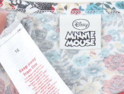 Womens UK Size 16 Disney Multicoloured Basic T-Shirt