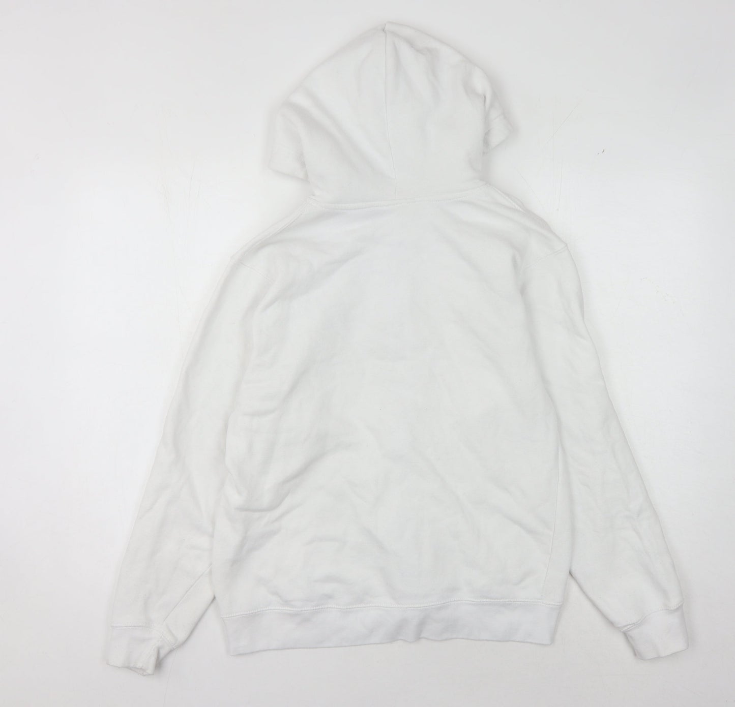 Pacific & Co Unisex White Full Zip Hoodie Small