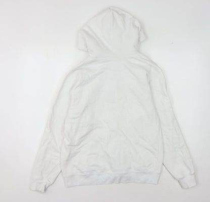 Pacific & Co Unisex White Full Zip Hoodie Small