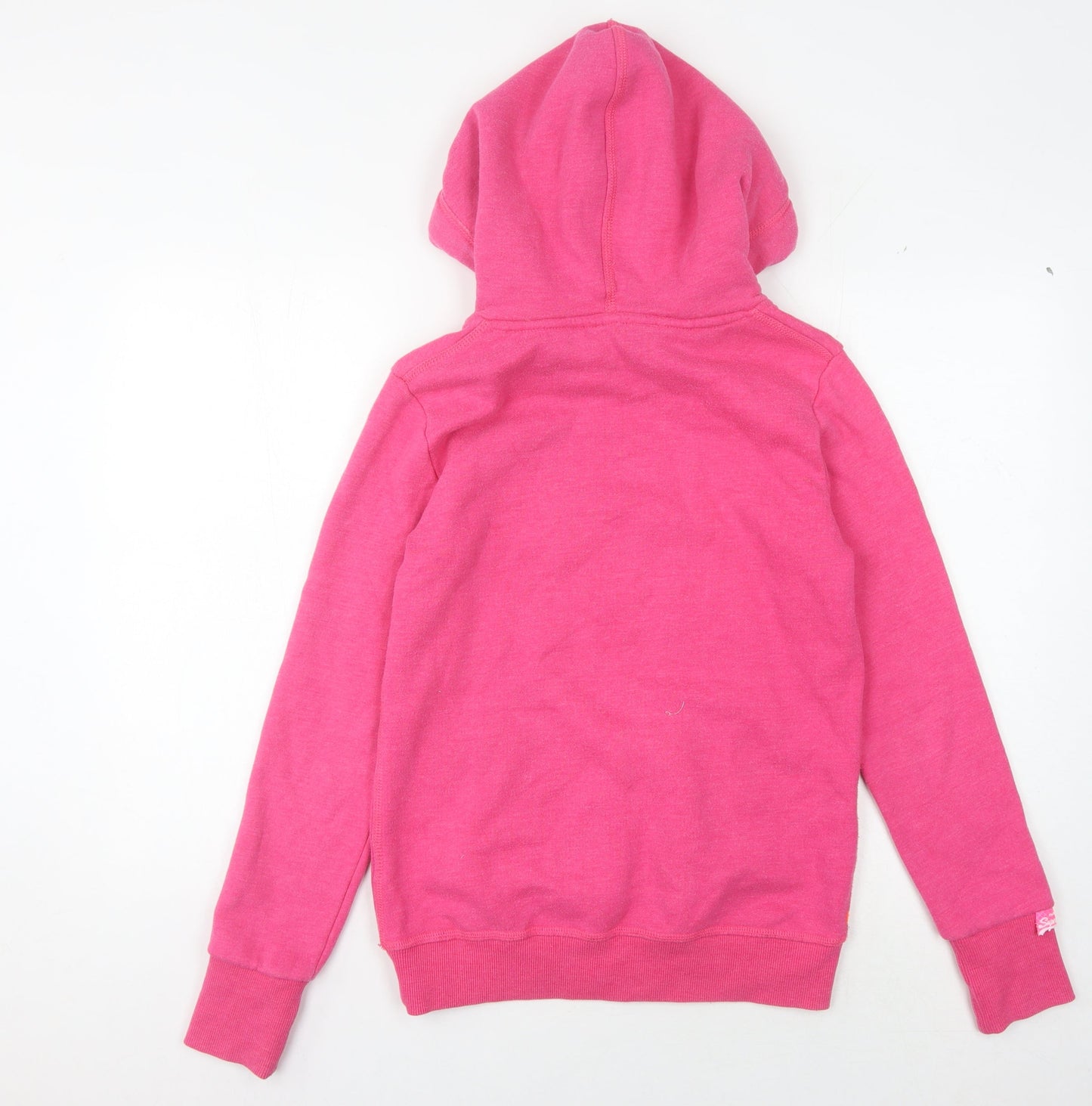 Superdry Women's Pink Pullover Hoodie S