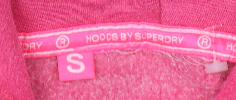 Superdry Women's Pink Pullover Hoodie S