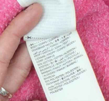 Superdry Women's Pink Pullover Hoodie S