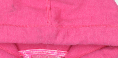 Superdry Women's Pink Pullover Hoodie S