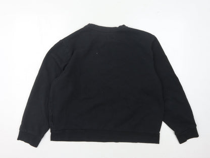 Hurley Black Unisex Graphic Pullover Sweatshirt L