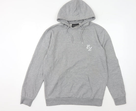 Mens UK Size M Closure London Grey Pullover Hoodie