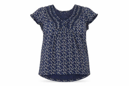 Womens UK Size 10 Rocha John Rocha Blue Basic Blouse