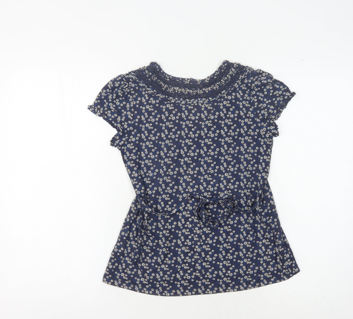 Womens UK Size 10 Rocha John Rocha Blue Basic Blouse