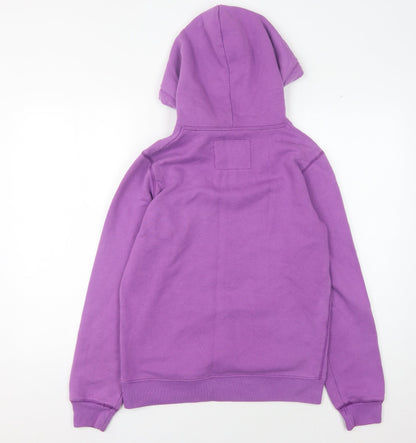 Womens UK Size 12 Jack Wills Purple Pullover Hoodie