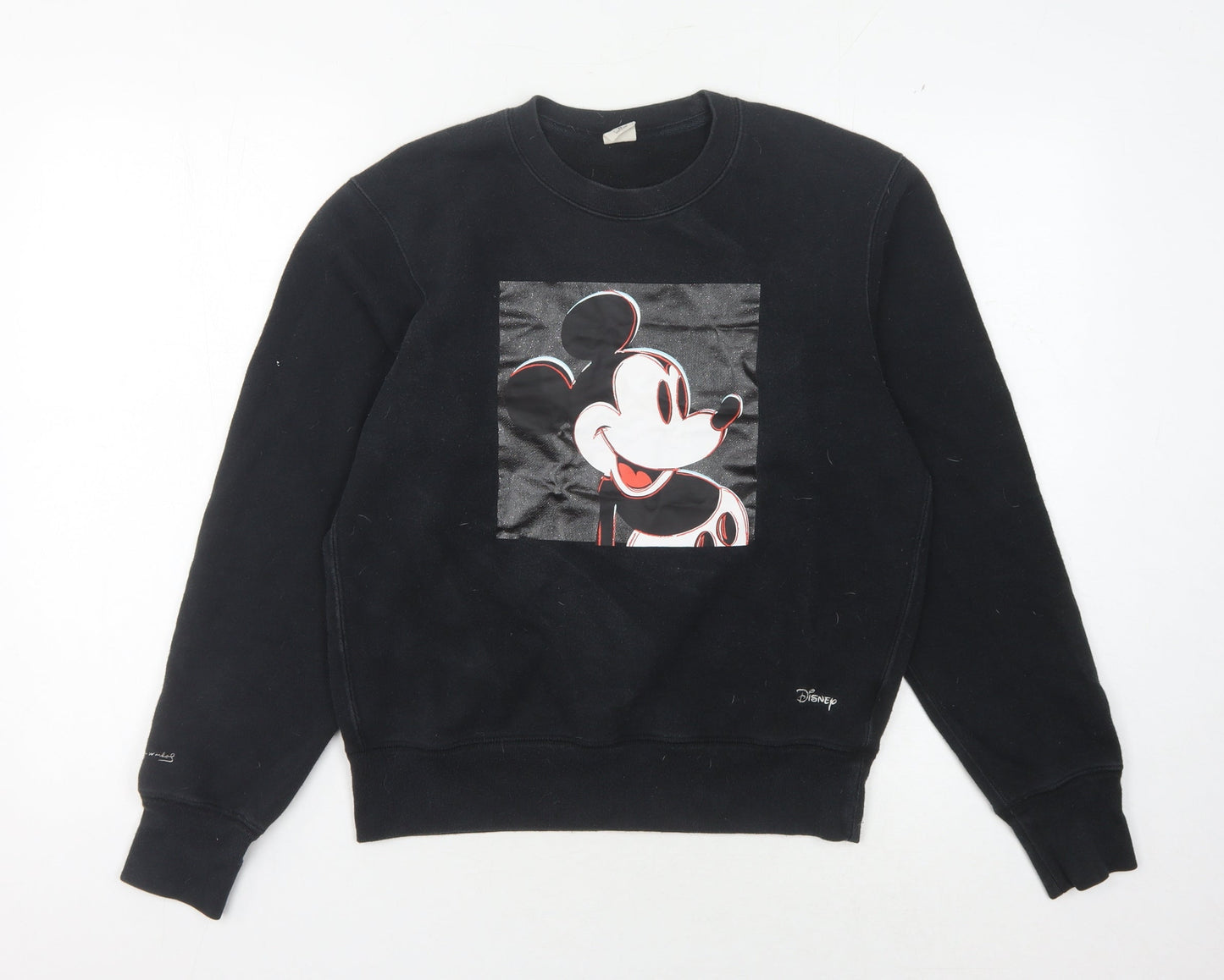 Uniqlo Disney Black XS Pullover Sweatshirt