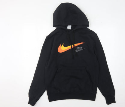 Mens UK Size XS Nike Black Pullover Hoodie