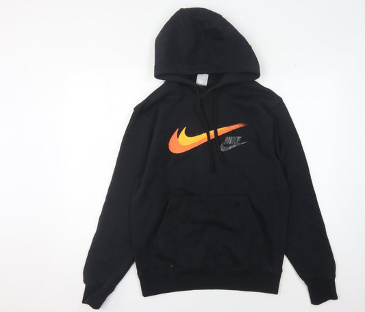Mens UK Size XS Nike Black Pullover Hoodie