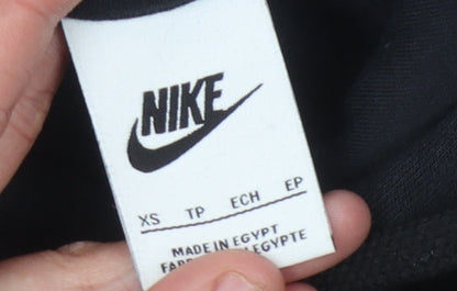Mens UK Size XS Nike Black Pullover Hoodie