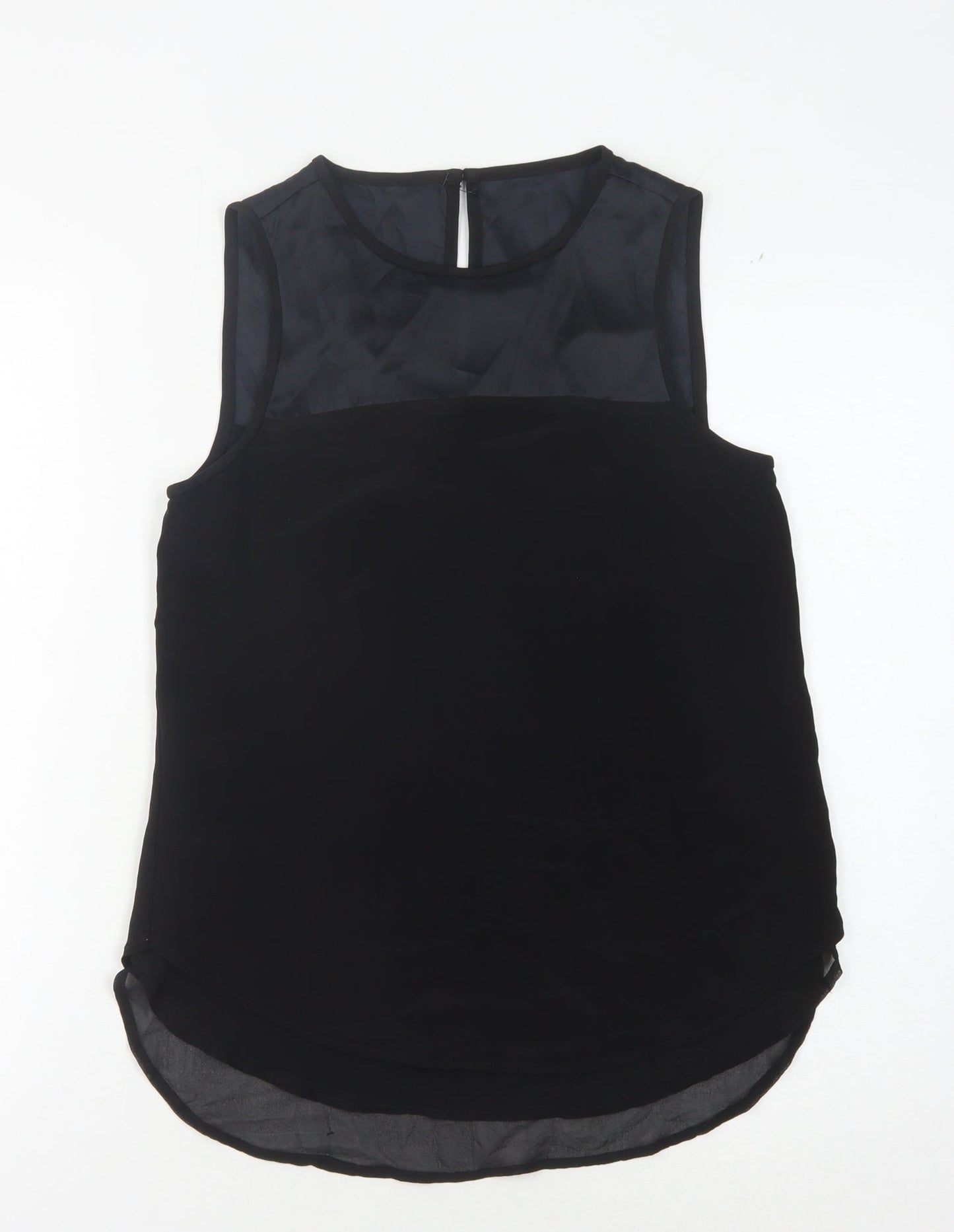 Womens UK Size 8 L.K. Bennett Black Basic Blouse