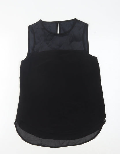 Womens UK Size 8 L.K. Bennett Black Basic Blouse