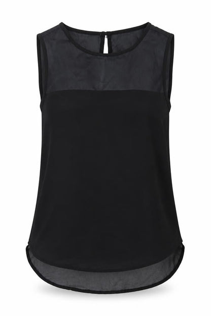 Womens UK Size 8 L.K. Bennett Black Basic Blouse